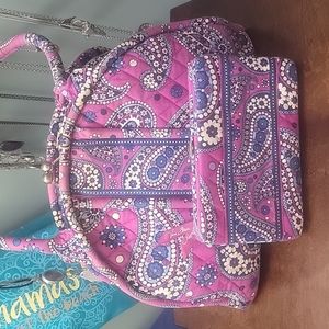 Vera Bradley purse and matching wallet